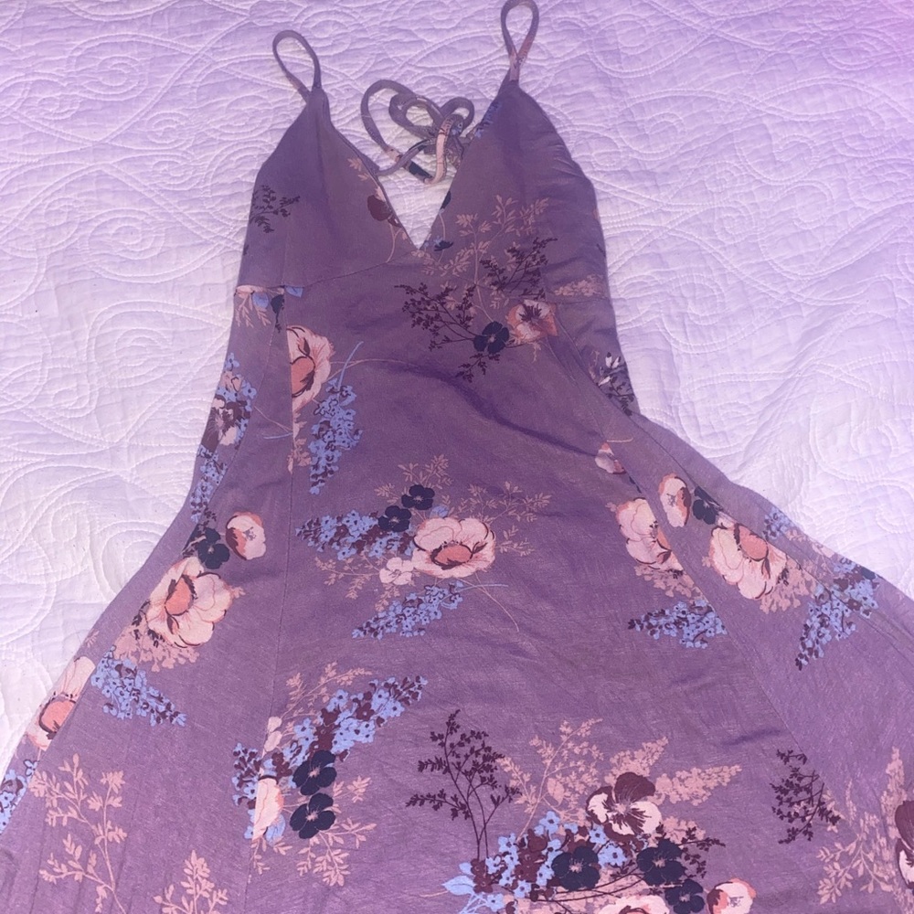 PURPLE FLORAL TILLYS DRESS